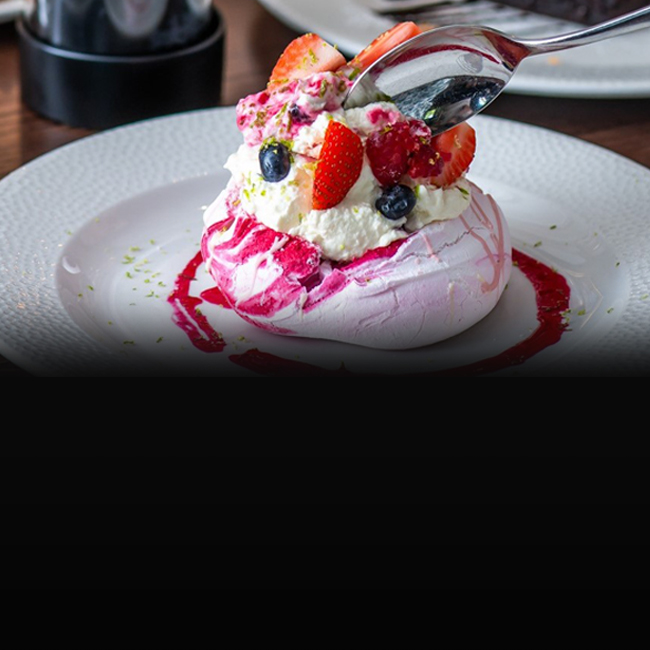 Dessert menu at The Fox