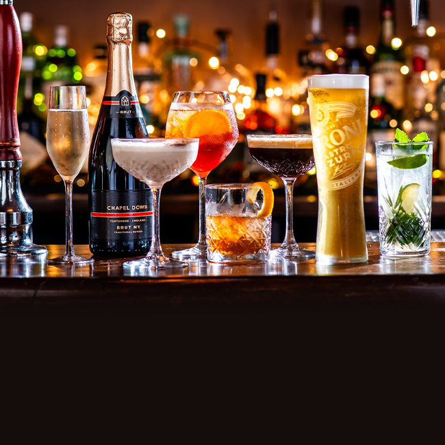 Wine & Drinks menu at The Fox