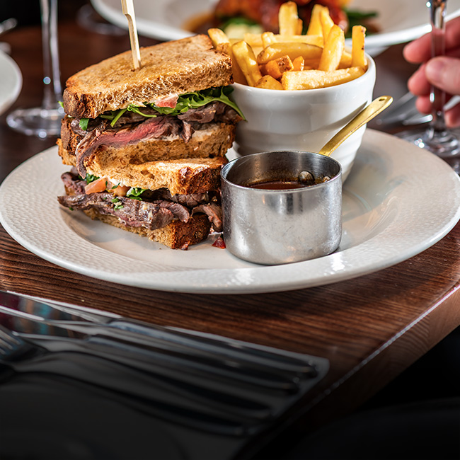 Brunch menu at The Fox