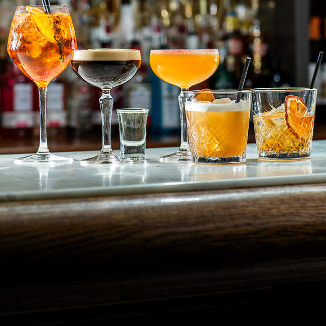 Wine & Drinks menu at The Fox