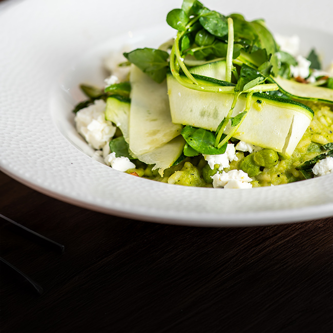 Vegan menu at The Fox