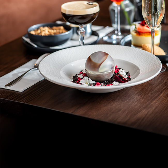 Dessert menu at The Fox